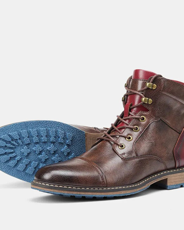 Men's Leather Ankle Boots | Classic & Durable.