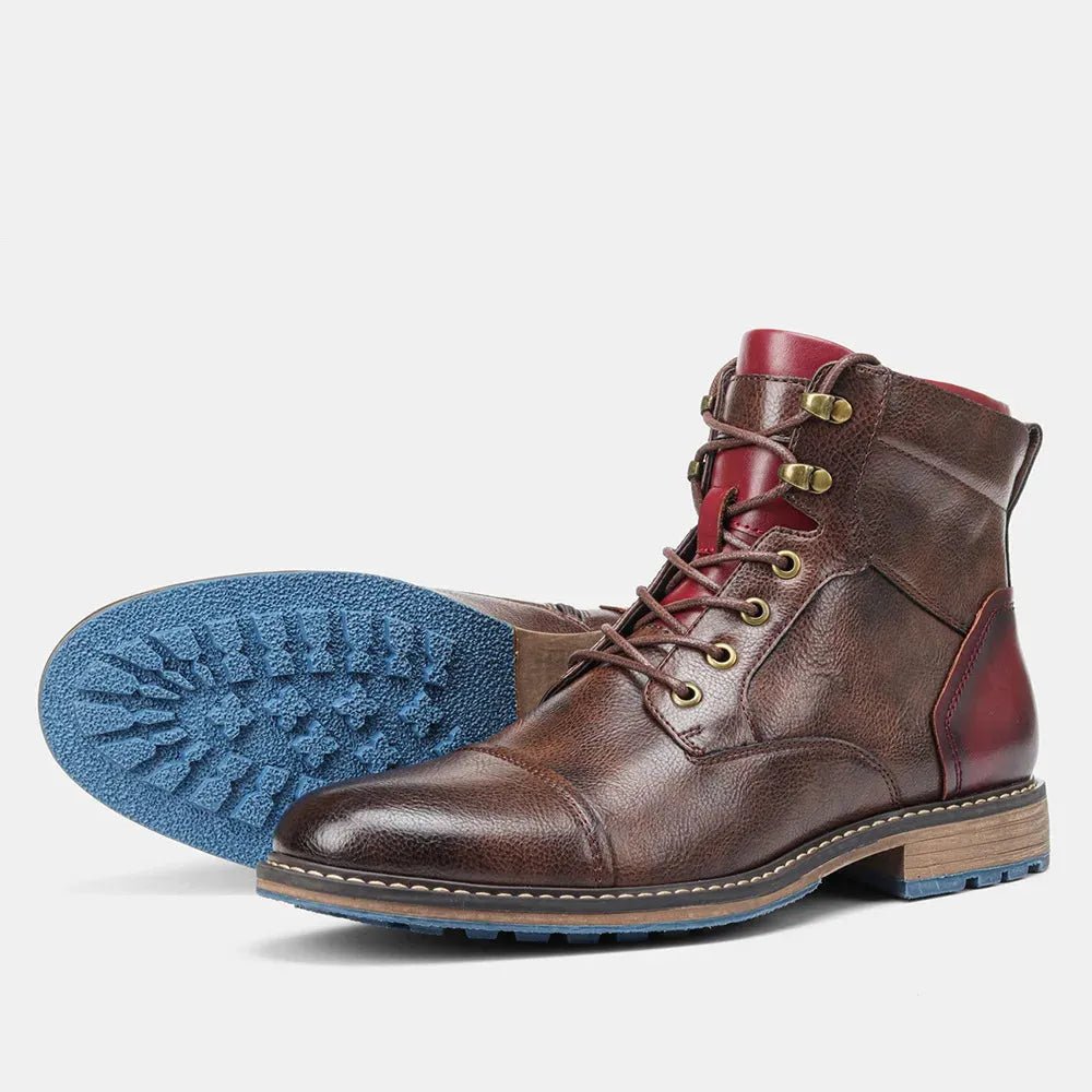 Men's Leather Ankle Boots | Classic & Durable.