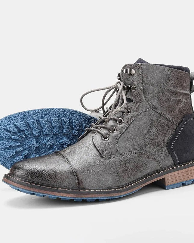 Men's Leather Ankle Boots | Classic & Durable.