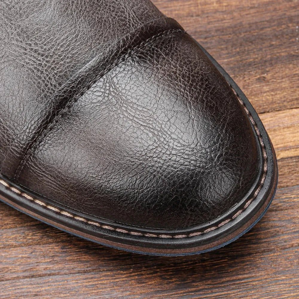 Men's Leather Ankle Boots | Classic & Durable.