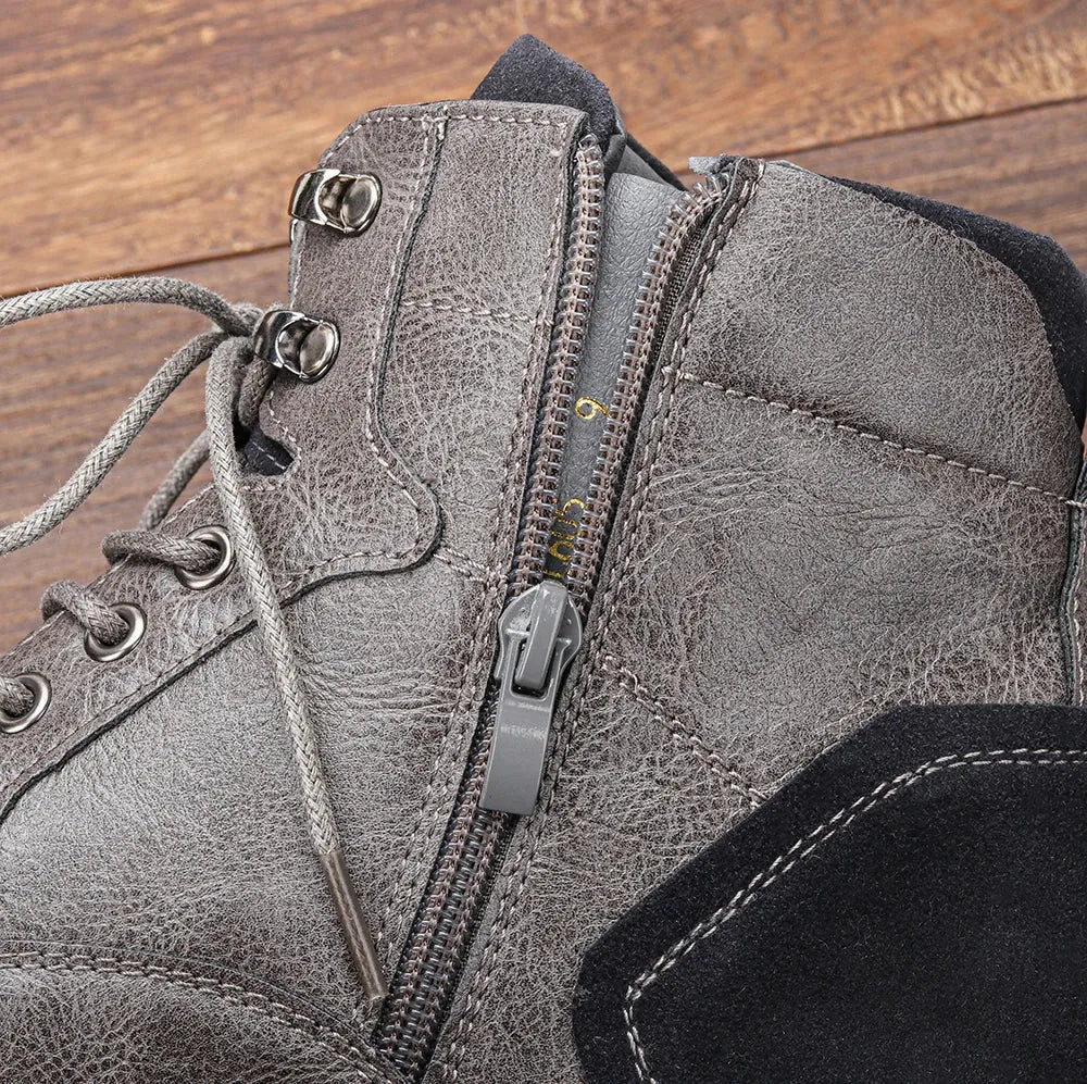 Men's Leather Ankle Boots | Classic & Durable.