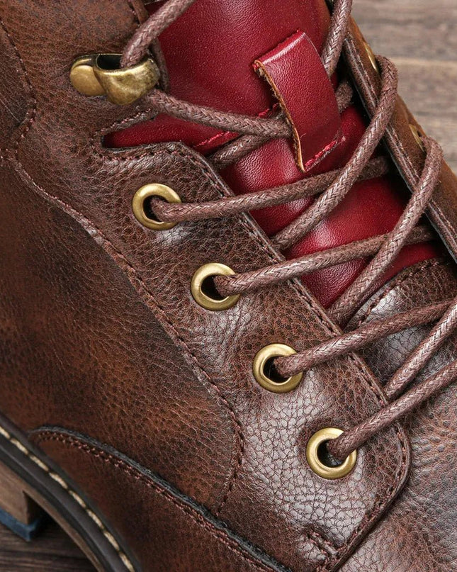 Men's Leather Ankle Boots | Classic & Durable.