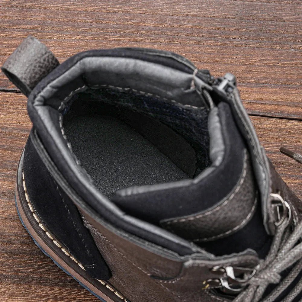 Men's Leather Ankle Boots | Classic & Durable.