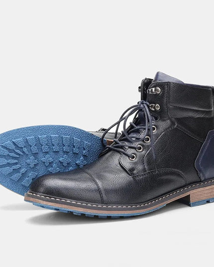 Men's Leather Ankle Boots | Classic & Durable.