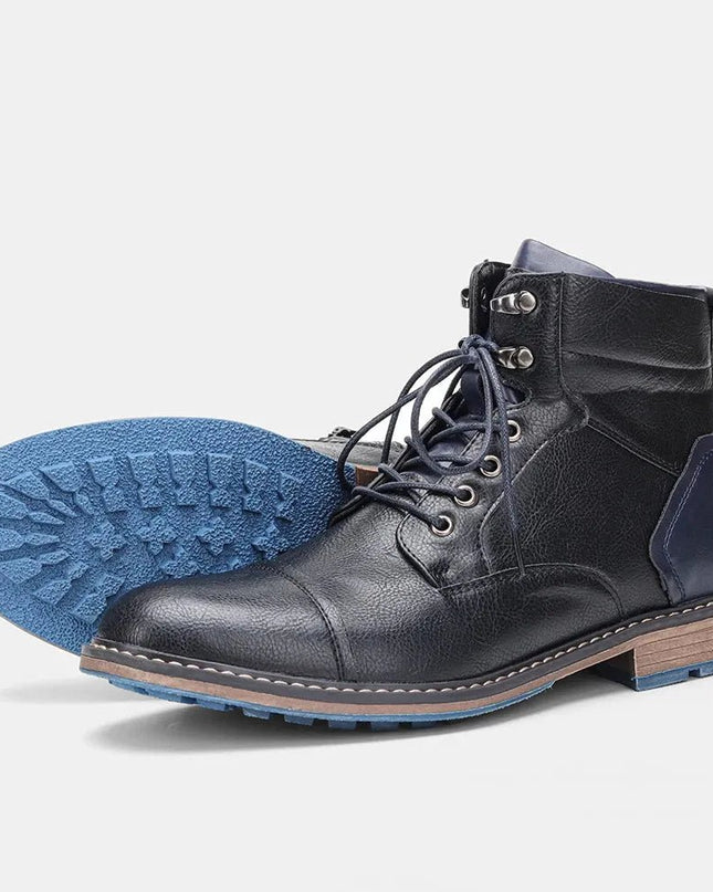 Men's Leather Ankle Boots | Classic & Durable.
