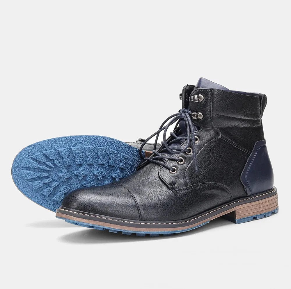 Men's Leather Ankle Boots | Classic & Durable.