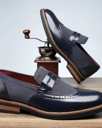 Men's Stylish Business Casual Leather Shoes.