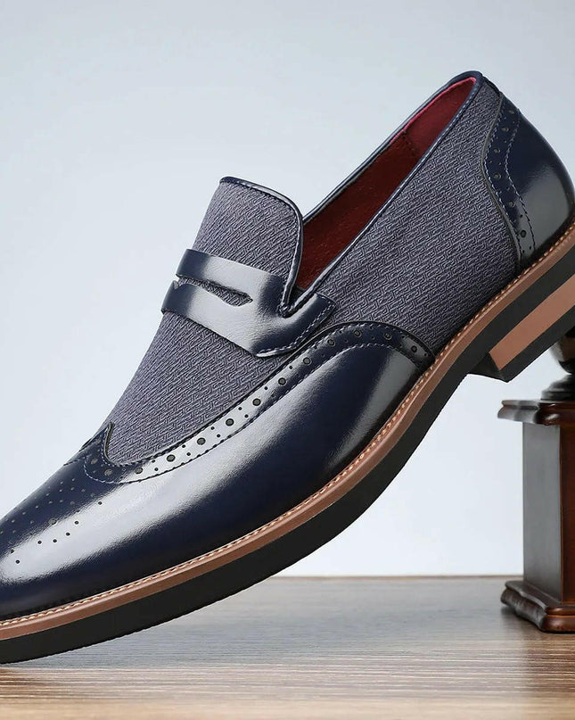 Men's Stylish Business Casual Leather Shoes.