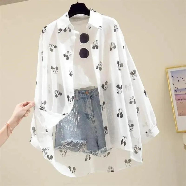 Mickey Sunscreen Shirt Women's.