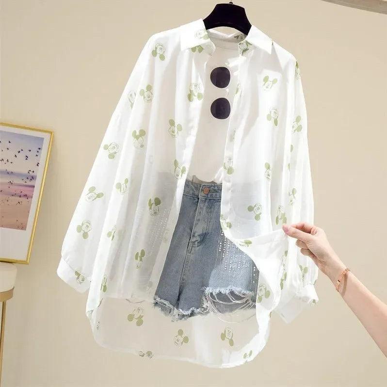 Mickey Sunscreen Shirt Women's.