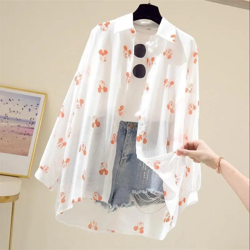 Mickey Sunscreen Shirt Women's.