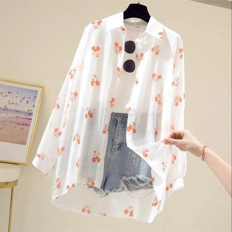 Mickey Sunscreen Shirt Women's.