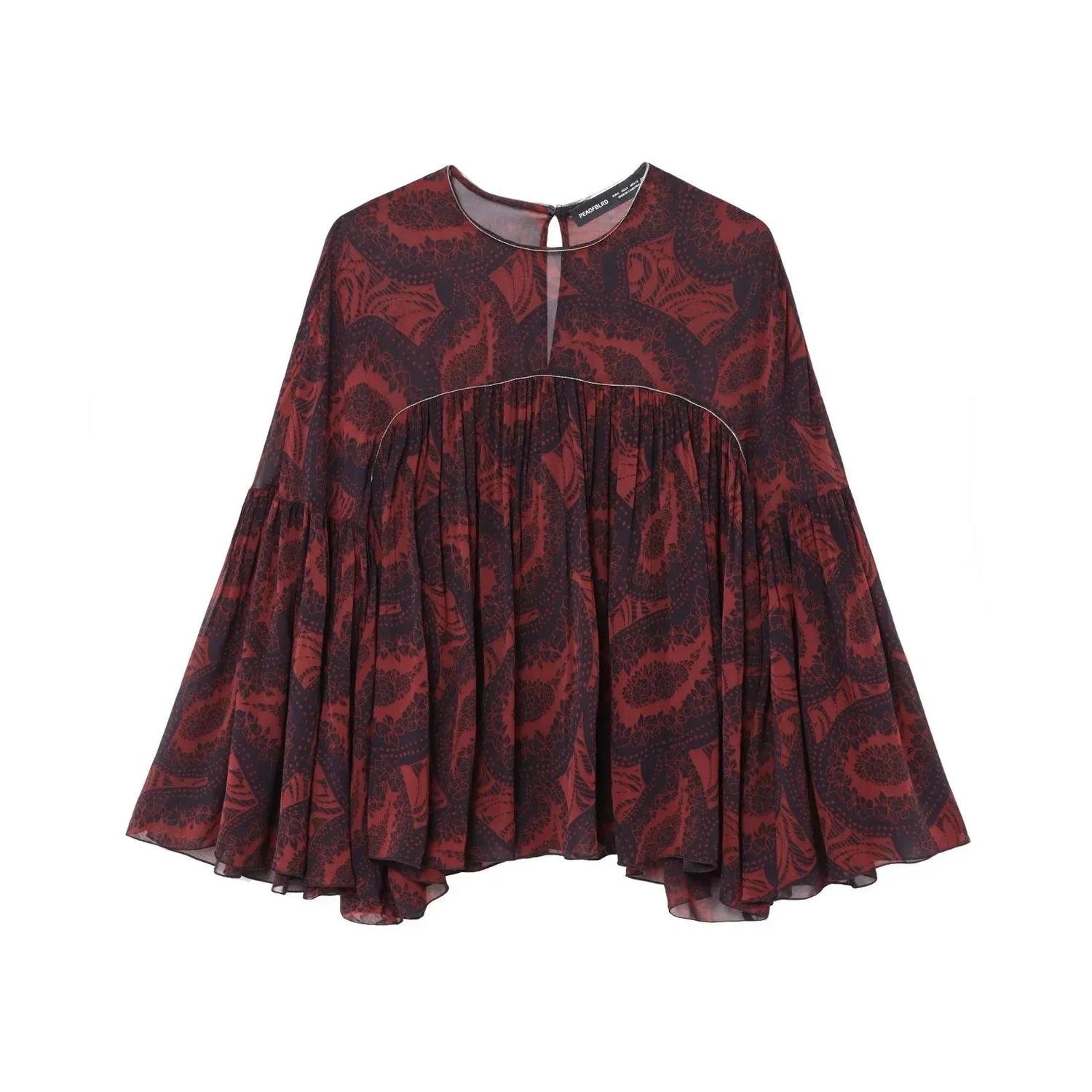 Minimalist Print Top & Skirt Co-ord Set.