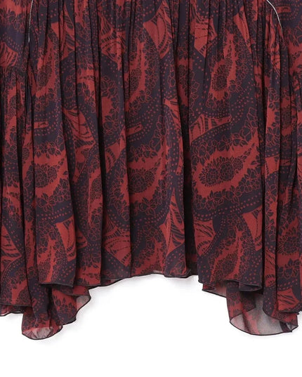 Minimalist Print Top & Skirt Co-ord Set.