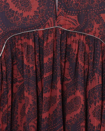 Minimalist Print Top & Skirt Co-ord Set.