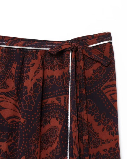 Minimalist Print Top & Skirt Co-ord Set.