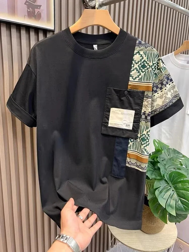 Modern Fit Color Block Tee.