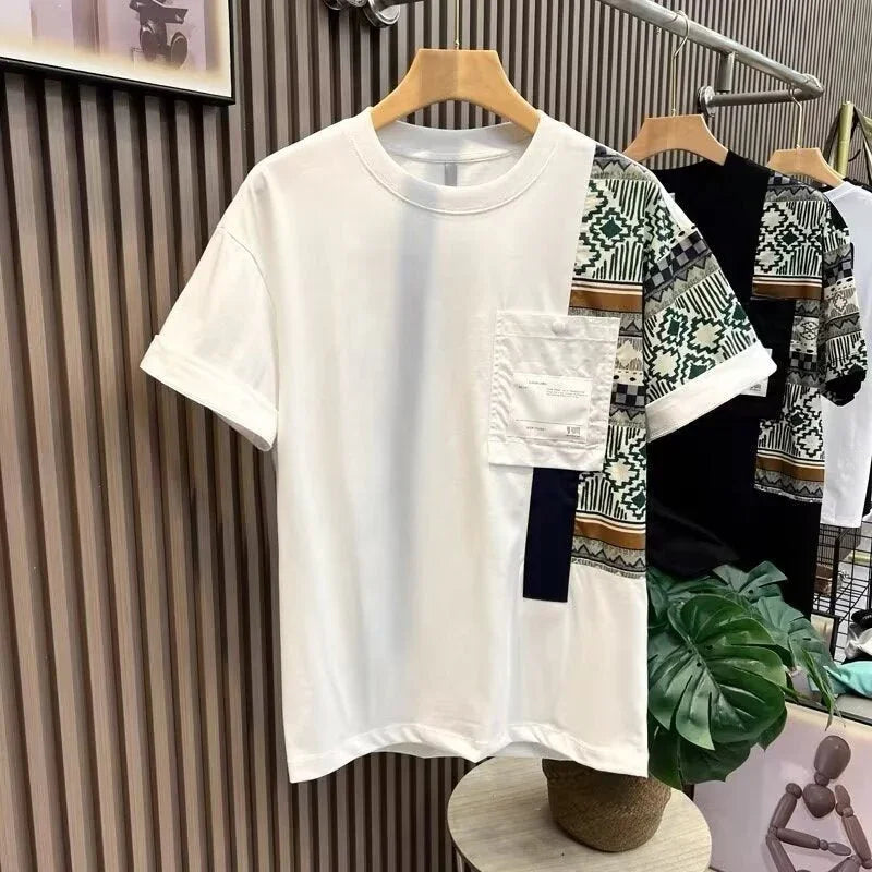 Modern Fit Color Block Tee.