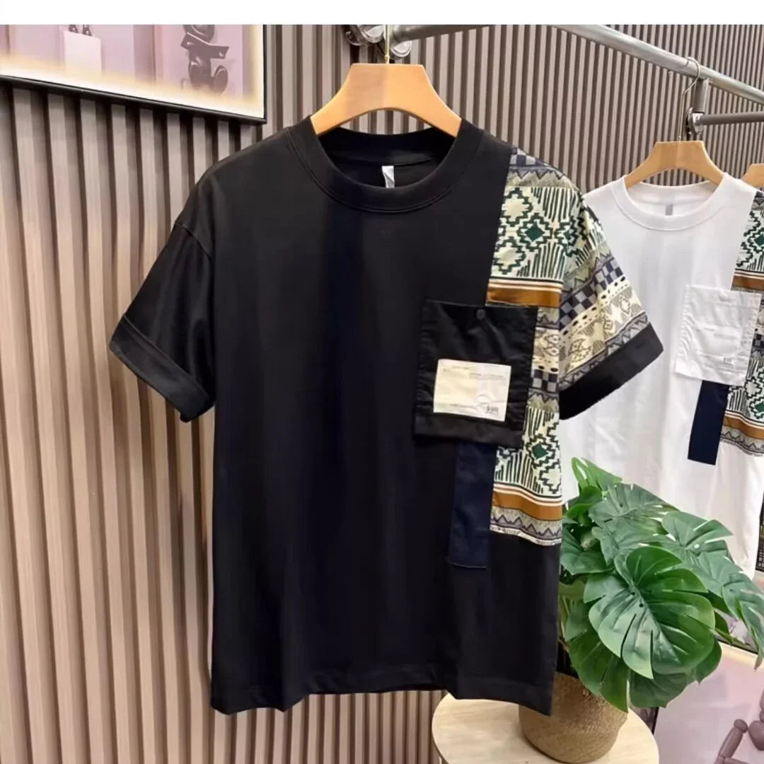Modern Fit Color Block Tee.