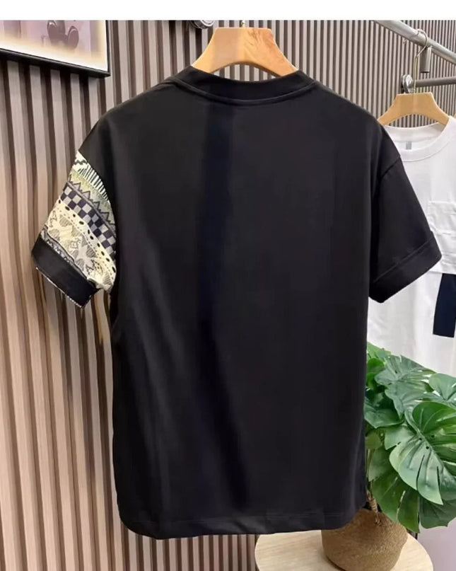 Modern Fit Color Block Tee.