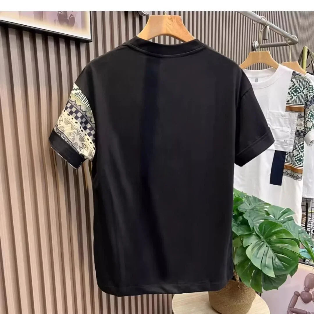 Modern Fit Color Block Tee.