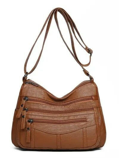 Multi-Compartment Crossbody Bag.