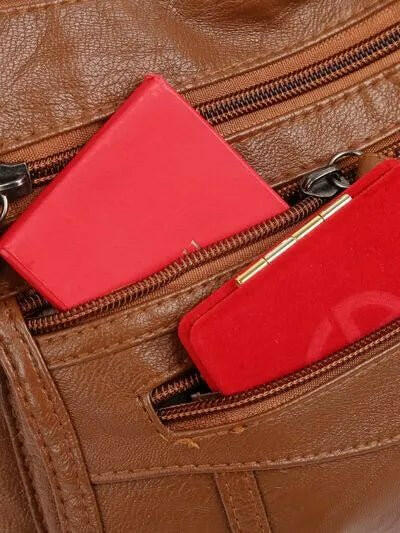 Multi-Compartment Crossbody Bag.