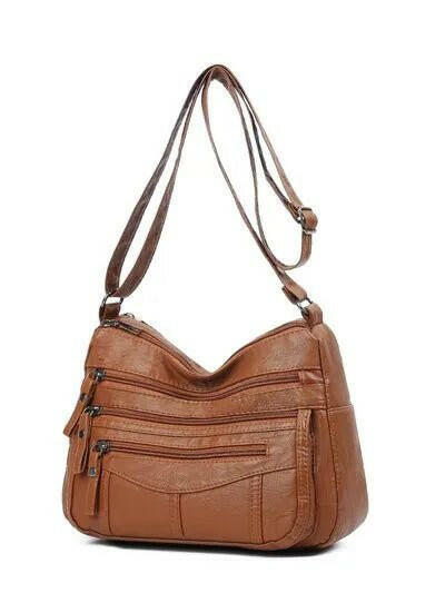 Multi-Compartment Crossbody Bag.