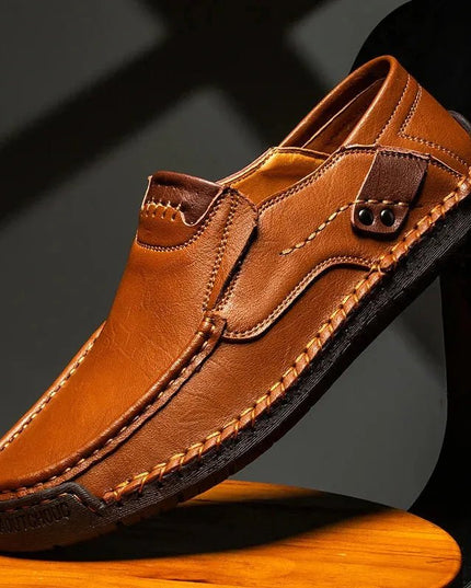 Premium Leather Slip-On Loafers for Effortless Style.