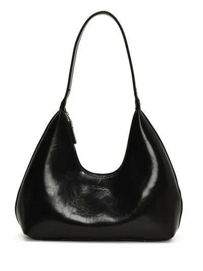 PU Leather Moon Shape Shoulder Bag.