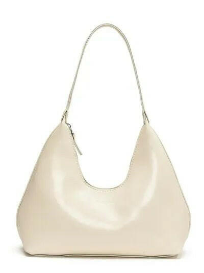 PU Leather Moon Shape Shoulder Bag.