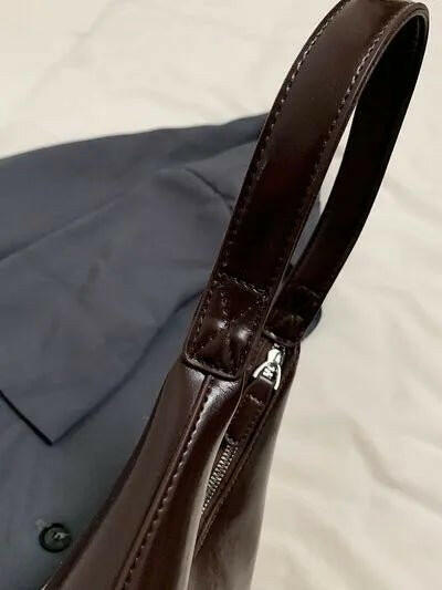 PU Leather Moon Shape Shoulder Bag.