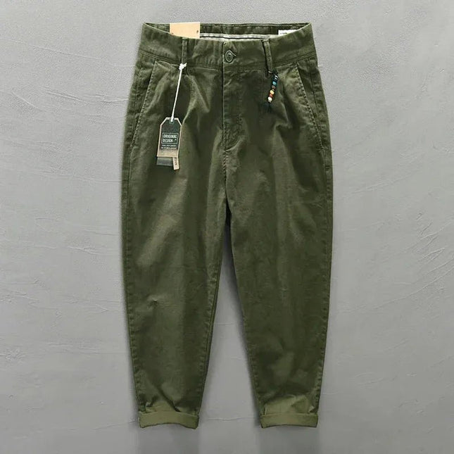 Pure Cotton Men Cargo Pants.