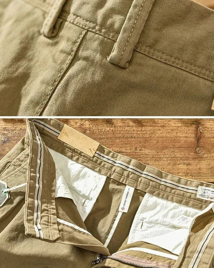 Pure Cotton Men Cargo Pants.