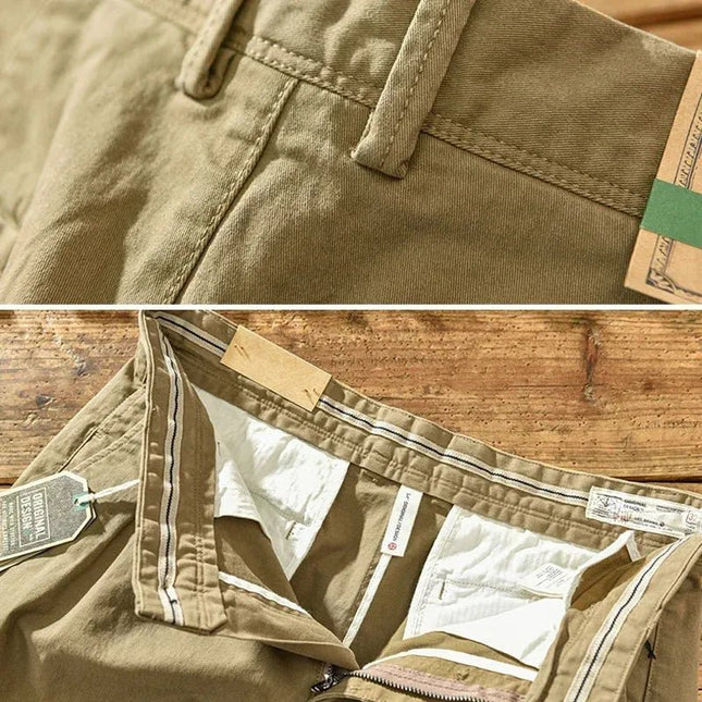 Pure Cotton Men Cargo Pants.