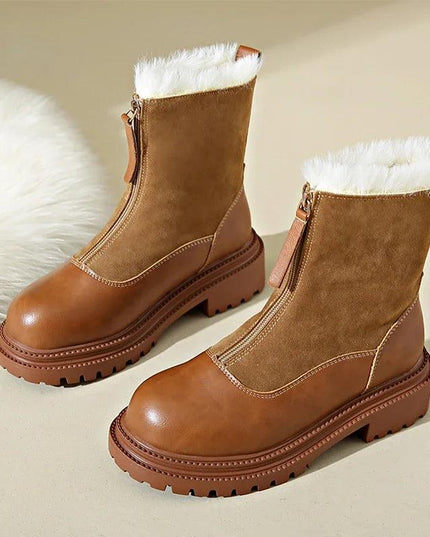 Shoes Chelsea Suede Platform Casual.