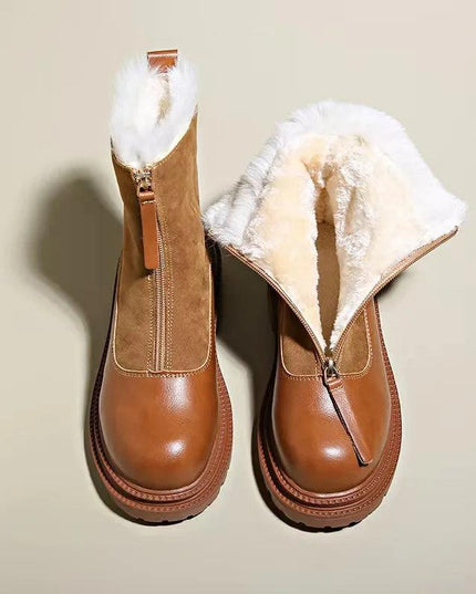 Shoes Chelsea Suede Platform Casual.