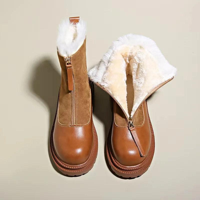 Shoes Chelsea Suede Platform Casual.