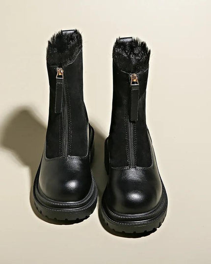 Shoes Chelsea Suede Platform Casual.