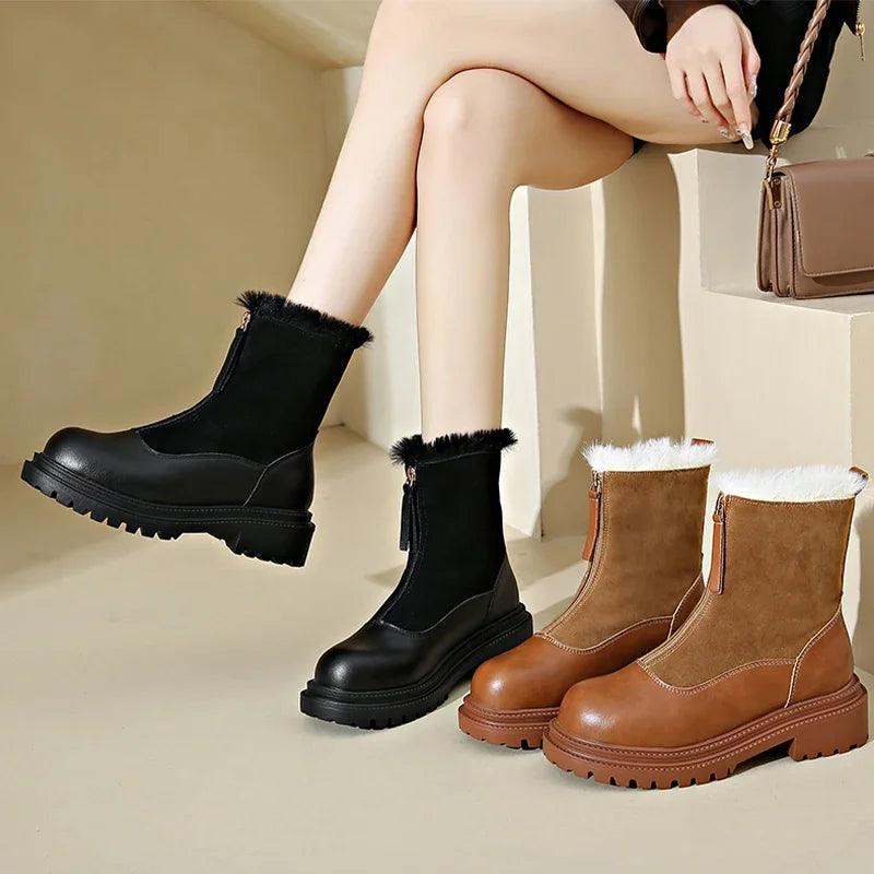 Shoes Chelsea Suede Platform Casual.