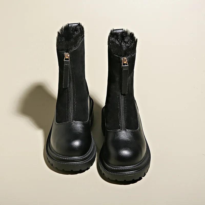 Shoes Chelsea Suede Platform Casual.