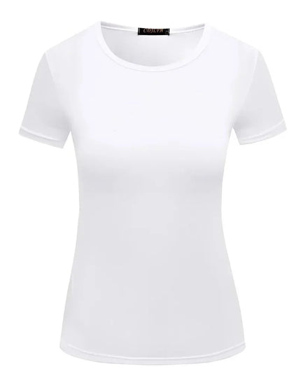 Short Sleeves Bottoming Shirt Round Neck - Everclothed™