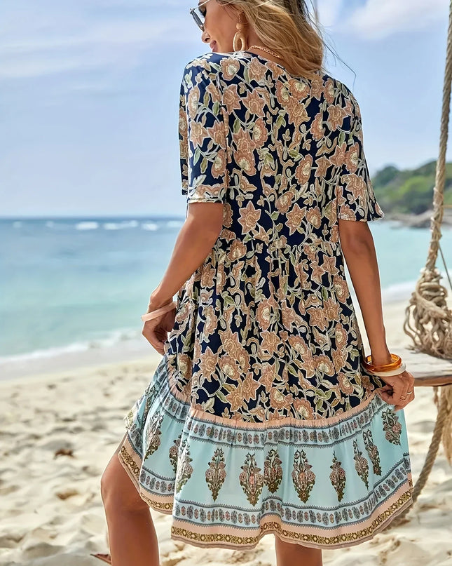 Sleek & Stylish Printed Dress.