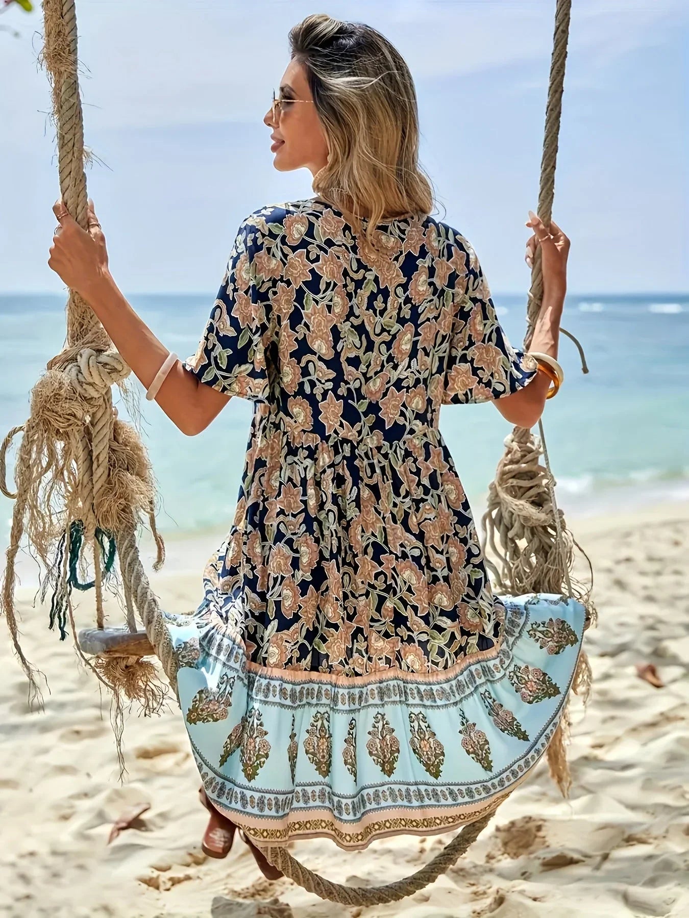 Sleek & Stylish Printed Dress.