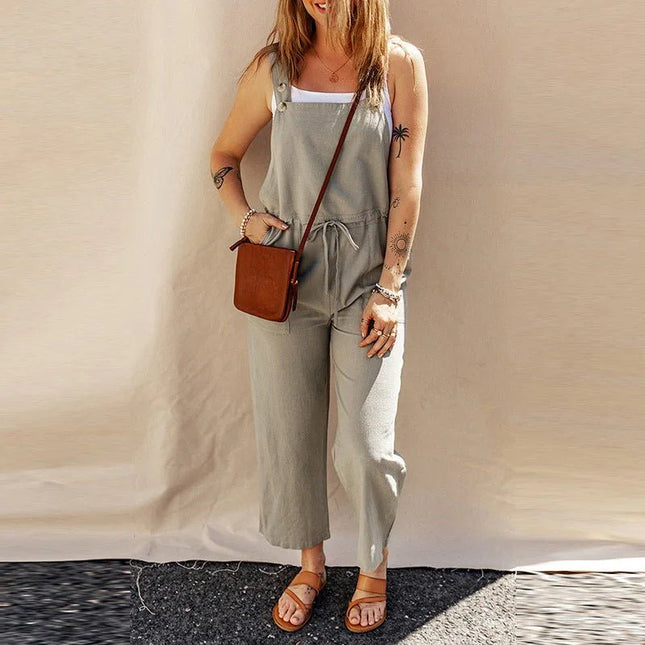 Sleeveless Loose Fit Jumpsuit.