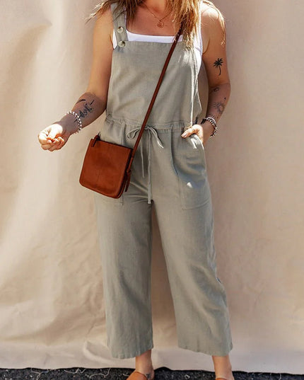 Sleeveless Loose Fit Jumpsuit.