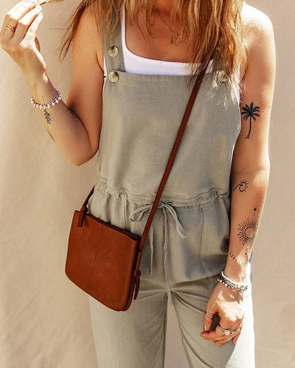 Sleeveless Loose Fit Jumpsuit.