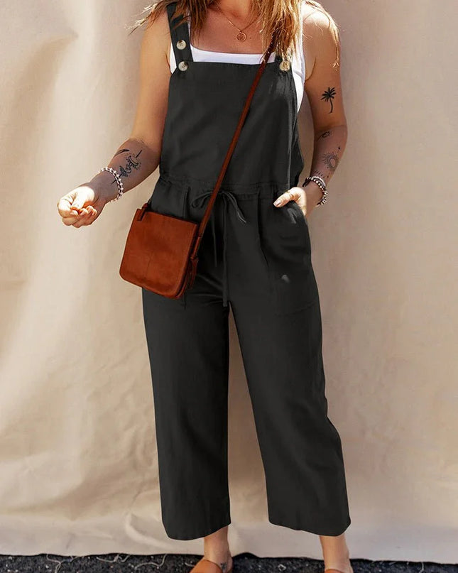 Sleeveless Loose Fit Jumpsuit.