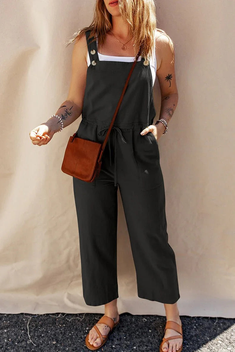Sleeveless Loose Fit Jumpsuit.