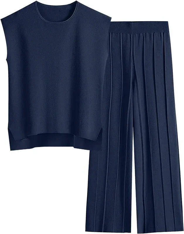 Sleeveless Tank Top Knit Vest.